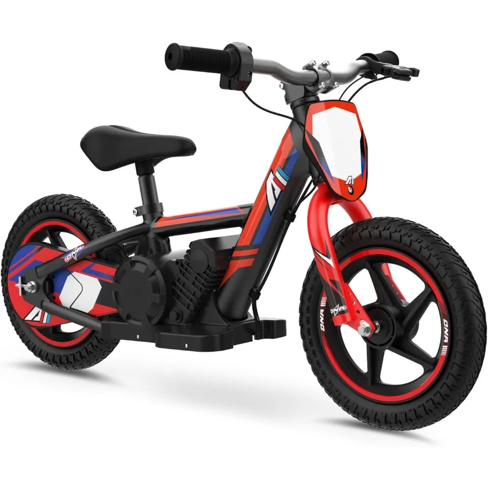 Adventure Mini 170/340W Electric Motorcycle – Kid's Off-Road Balance Bike, 10/12MPH, Perfect for Ages 3-12 AXSSIBLZ