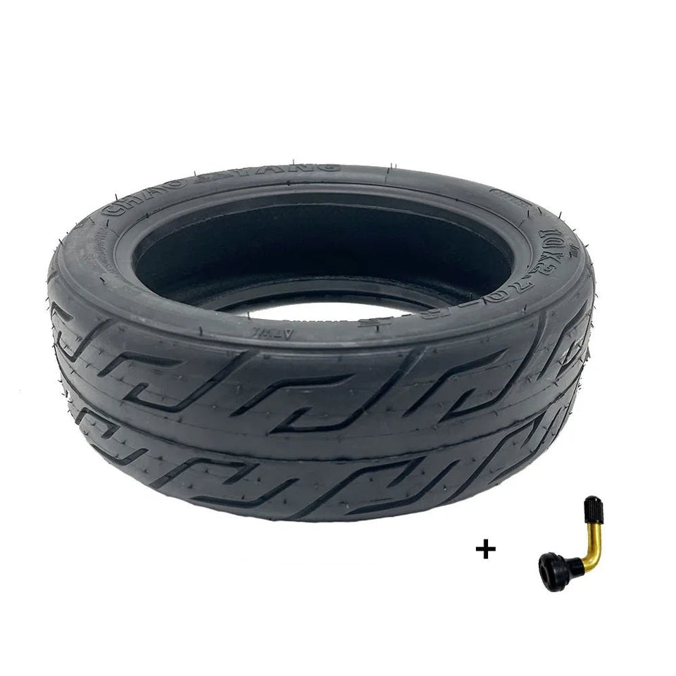 Chaoyang 10x2.70-6.5 Tubeless Tire 10x2.50-6.5 Vacuum Tyre with Valve for Electric Scooter 10 inch Pneumatic Wheel Accessories AXSSIBLZ