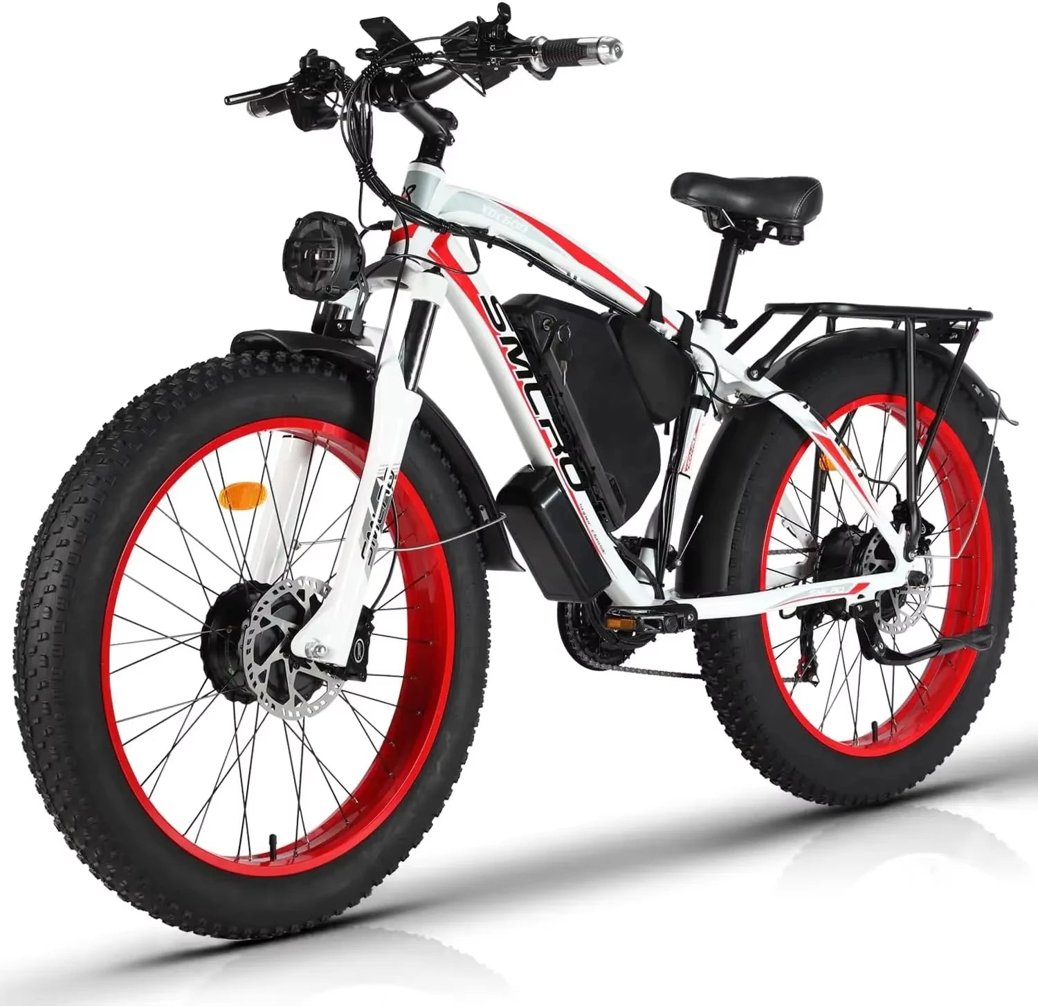 B1 Dual Motor 48v 22.4ah Battery 26 Inch ThunderDrive 2000W All-Terrain Hydraulic Brake Electric Bike AXSSIBLZ