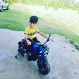 Electric Motorcycle for Kids, Kids Ride on  Motorcycle,  12V  Electric Dirt  Bike with Training Wheels, Hand Racing   Foot Brake AXSSIBLZ