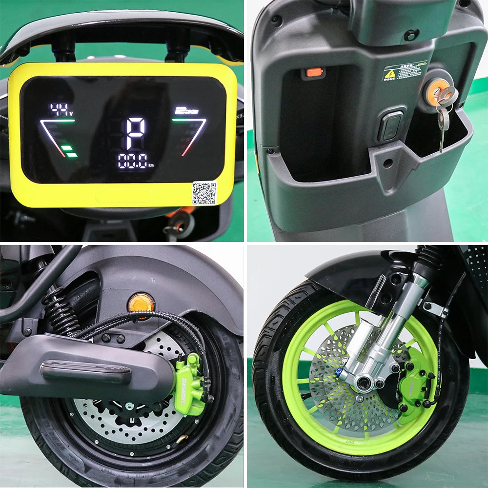 HKL-K03 1200W High-Speed Electric Moped – 60V 20Ah Power Scooter AXSSIBLZ