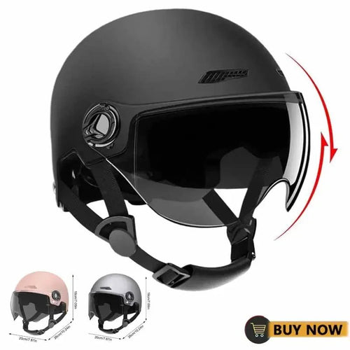 Motorcycle Helmet for Men Women Classic Retro Scooter Half Helmet Ultralight Cycling Helmet MTB Bike Bicycle Motorcycle Helmet AXSSIBLZ