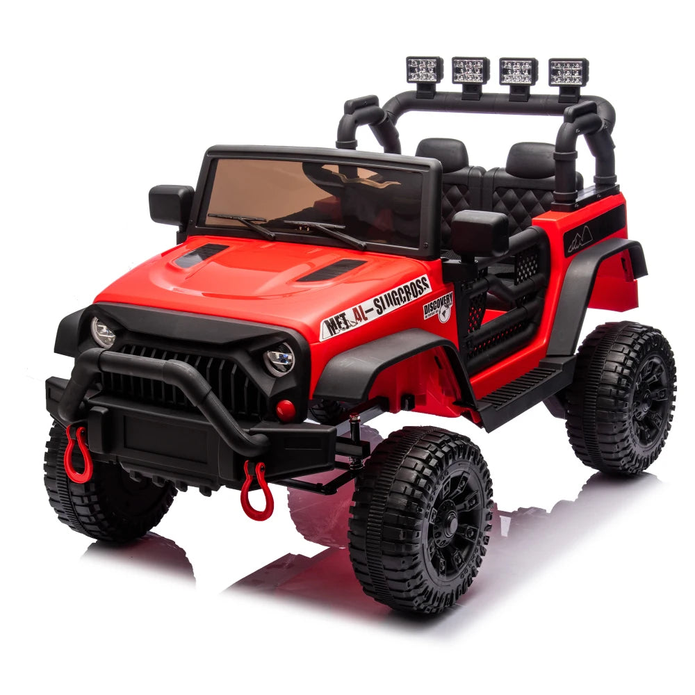 24V Kids Ride On Car W/Parents Remote Control,400W Motor,Four Wheel Suspension,Adjustable speed,USB,MP3,Music,Bluetooth AXSSIBLZ