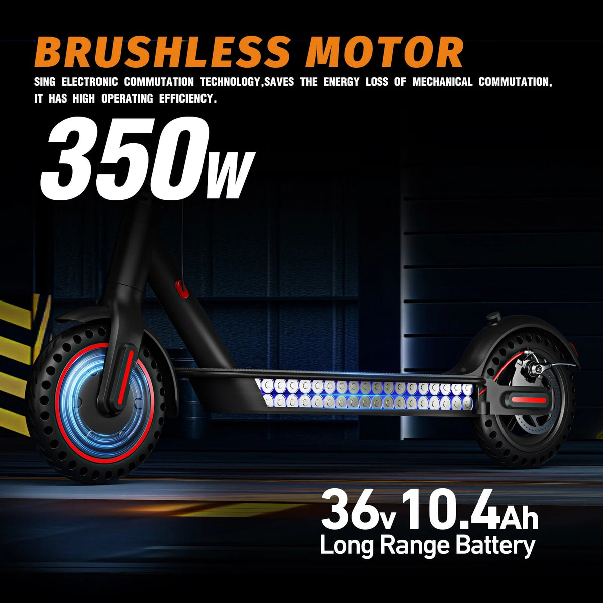 350W Foldable Electric Scooter for Adults Teens,Explosion-proof Tires,Dual Brake System,Lightweight APP Support E-scooter AXSSIBLZ