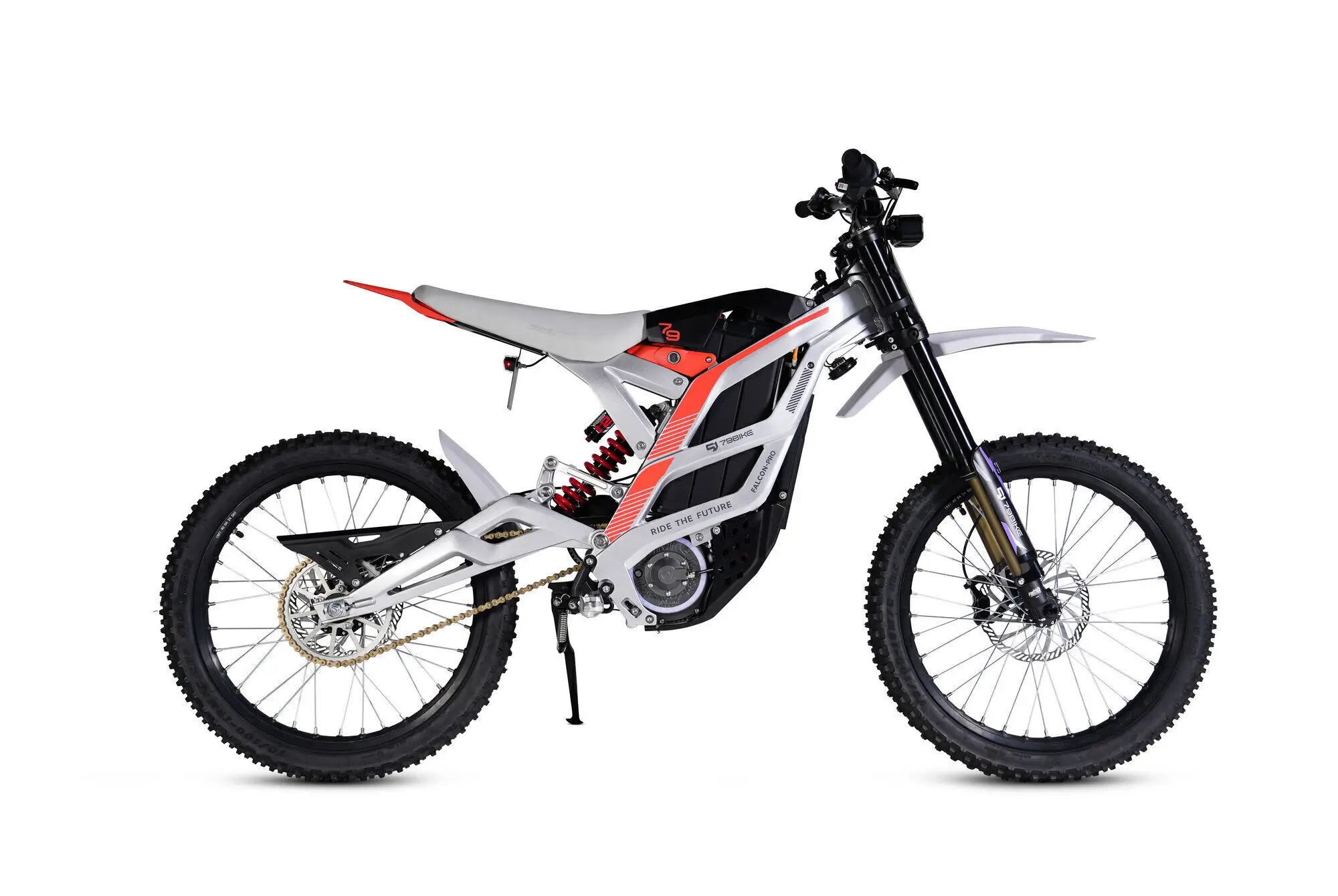 Falcon Pro 72V Electric Off-Road Bike 35Ah Long Range Full Suspension Ultimate Racing Dirt Motorcycle AXSSIBLZ