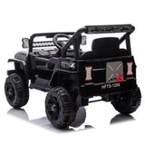 12V Kids Ride On Electric Truck Car W/Parents Control,2WD,Four-wheel suspension,Early education function,Adjustable volume,USB AXSSIBLZ