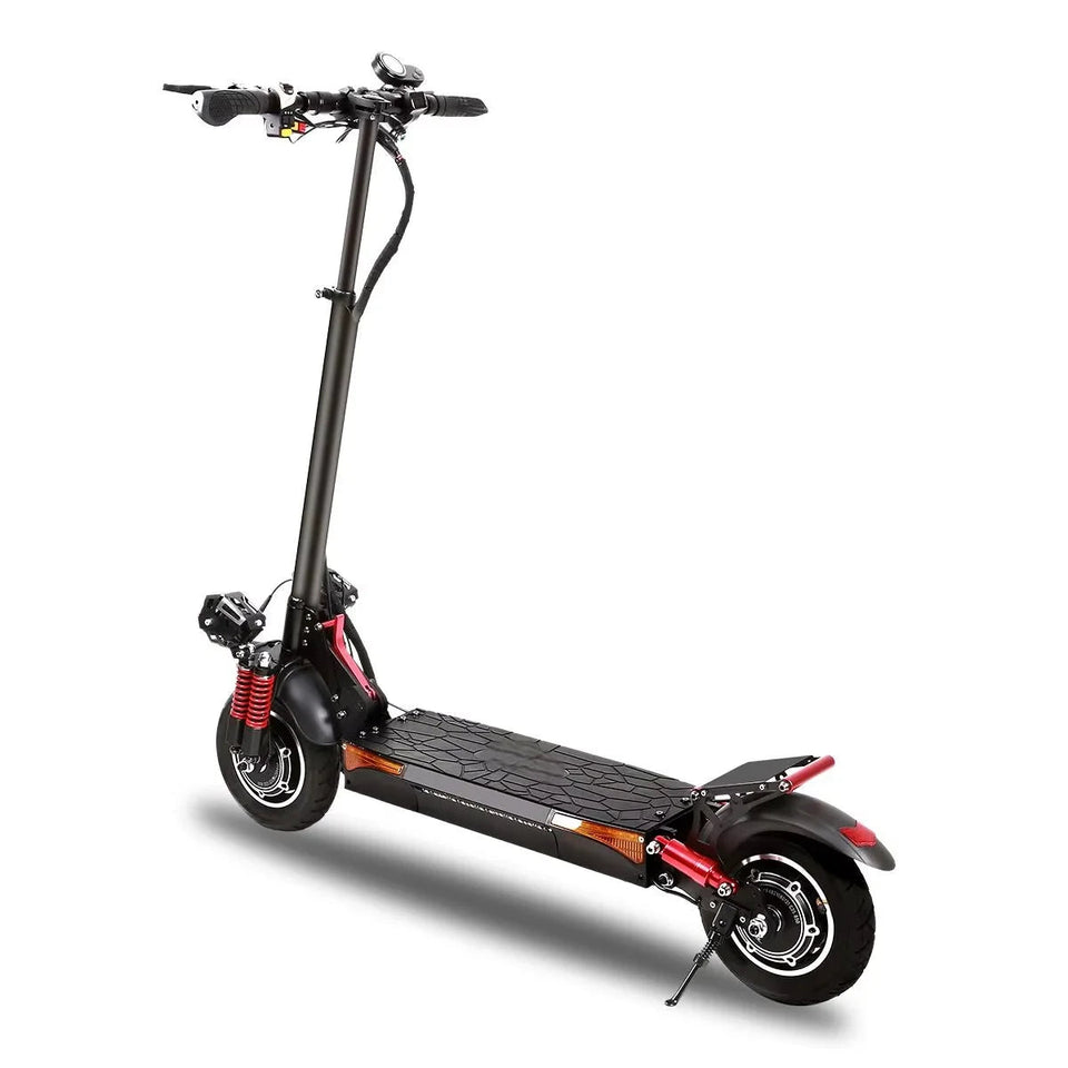 New X4 shipped from China warehouse 1600W dual motor 10-inch off-road electric scooter 48V 18AH foldable adult mobility scooter AXSSIBLZ