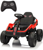 24V Ride On Truck Car, Electric Utv Car with Remote Control, 4 Shock Absorbers, Safety Belt, 16'' Wide Seat, Music, 4WD Power AXSSIBLZ