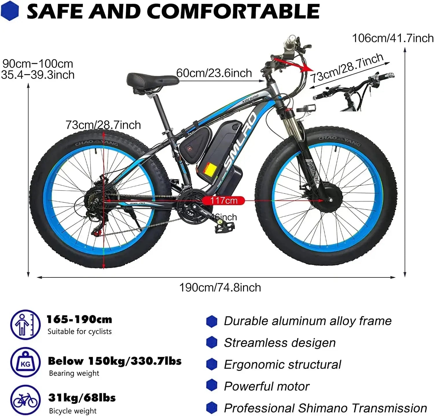 Ebike 21 Speed Electric-Bike