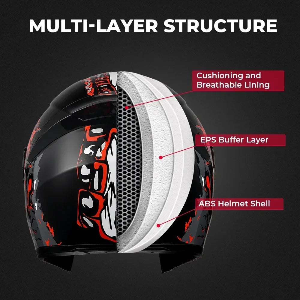 Motorcycle Helmet Racing Motocross Helmets Full Face Helmet Flip Up Moto Adult Motorbike Street Touring Riding Casco Capacete AXSSIBLZ
