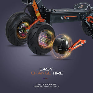 Latest Obarter D5 5000W Electric Scooter with 12inch Fat Tire On road Removeable battery e scooters AXSSIBLZ