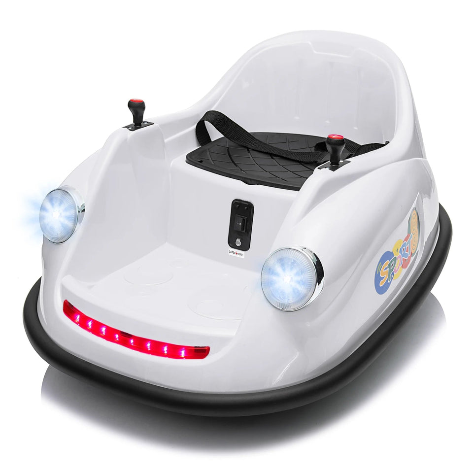Bumper Cars For Toddlers, Electric Kids Ride On Bumper Car Gift, 12V Battery Ride On Car With Parent Remote Control AXSSIBLZ