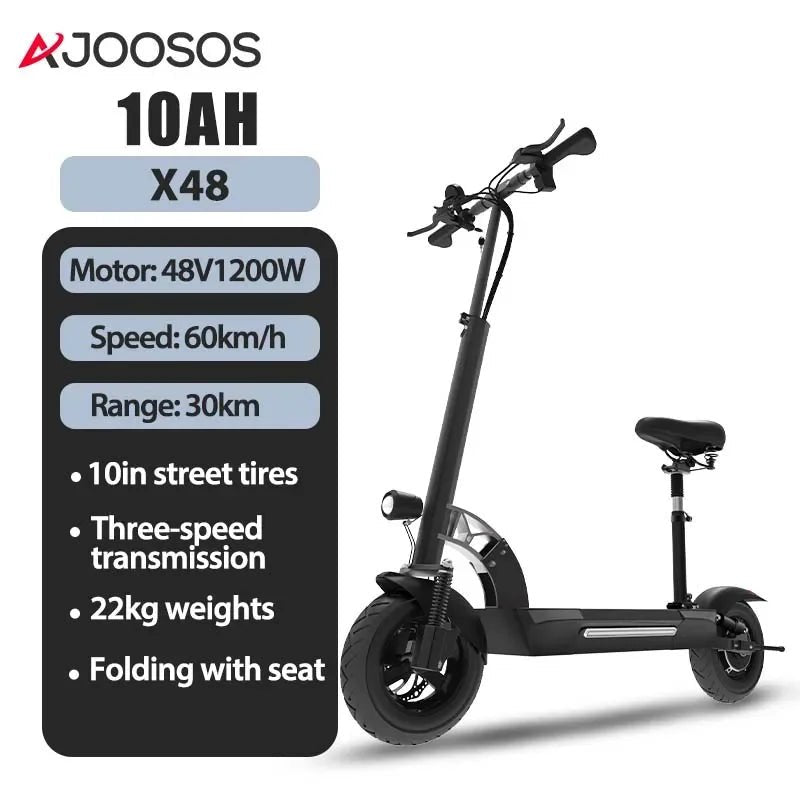 1200W-5600W 48-72V Electric Scooter up to 90KM/H Max Speed Adults Electric Scooters up to 110KM Long Range 10/11'' Tires AXSSIBLZ
