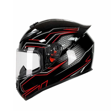 DOT Men and women motorcycle helmets are safe in winter Four Seasons Knights can be equipped with Bluetooth motorcycle helmets AXSSIBLZ