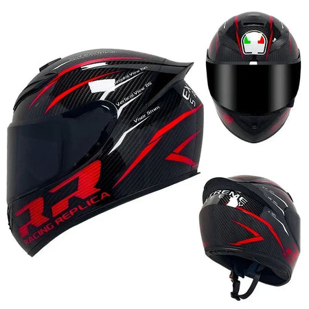 Motorcycle Helmet Racing Motocross Helmets Full Face Helmet Flip Up Moto Adult Motorbike Street Touring Riding Casco Capacete AXSSIBLZ