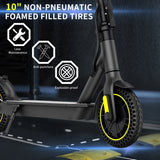 Electric Scooter US Stock 350W 36V 7.8Ah Max Speed 30Km/h APP Smart Adult Scooter 10Inch Foldable Electric Scooter AXSSIBLZ
