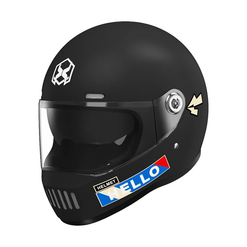 Helmet 901 exquisite and beautiful printed helmet for both men and women all-weather motorcycle riding helmet AXSSIBLZ