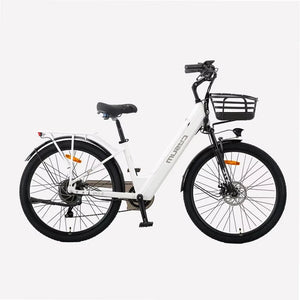 women's Ebike Electric Bicycle 26" 250W mid motor City Ebike Pedelec with Bicycle Basket Cup HolderSports Entertainment Cycling AXSSIBLZ