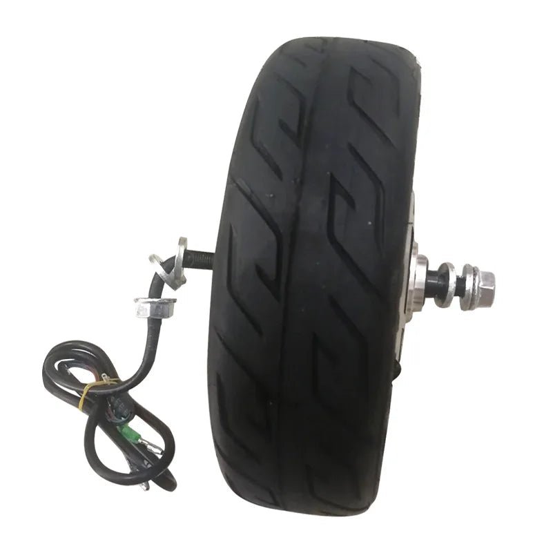 Motor For 10 Inch Electric Scooter 36v 350W 48v 500w Hub 10x2.70-6.5 Tubeless Vacuum Tire AXSSIBLZ