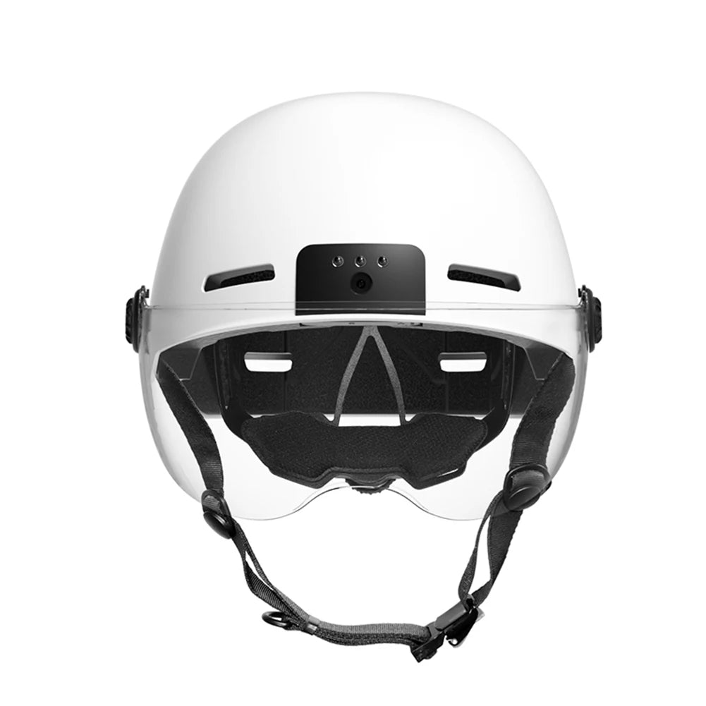 RideCapture 130° High-Performance Action Camera Integrated Helmet for Cyclists & Motorcyclists W/ Built-In 1300mah 130° Wide Angle AXSSIBLZ