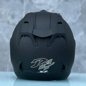 Ram4 Matte Black Half Helmet Men and Women Motorcycle Off-Road Summer Helmet Downhill Racing Mountain Cross Casco Capacete AXSSIBLZ