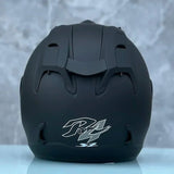 Ram4 Matte Black Half Helmet Men and Women Motorcycle Off-Road Summer Helmet Downhill Racing Mountain Cross Casco Capacete AXSSIBLZ