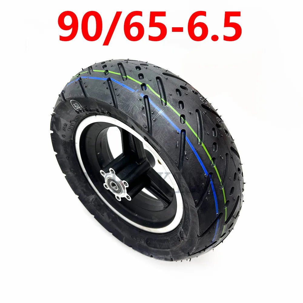 11 Inch Wheel 90/65-6.5 CST Tubeless Tire with Aluminum Alloy Rim for Electric Scooter Front Wheels Modification Accessories AXSSIBLZ