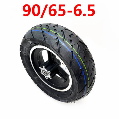 11 Inch Wheel 90/65-6.5 CST Tubeless Tire with Aluminum Alloy Rim for Electric Scooter Front Wheels Modification Accessories AXSSIBLZ