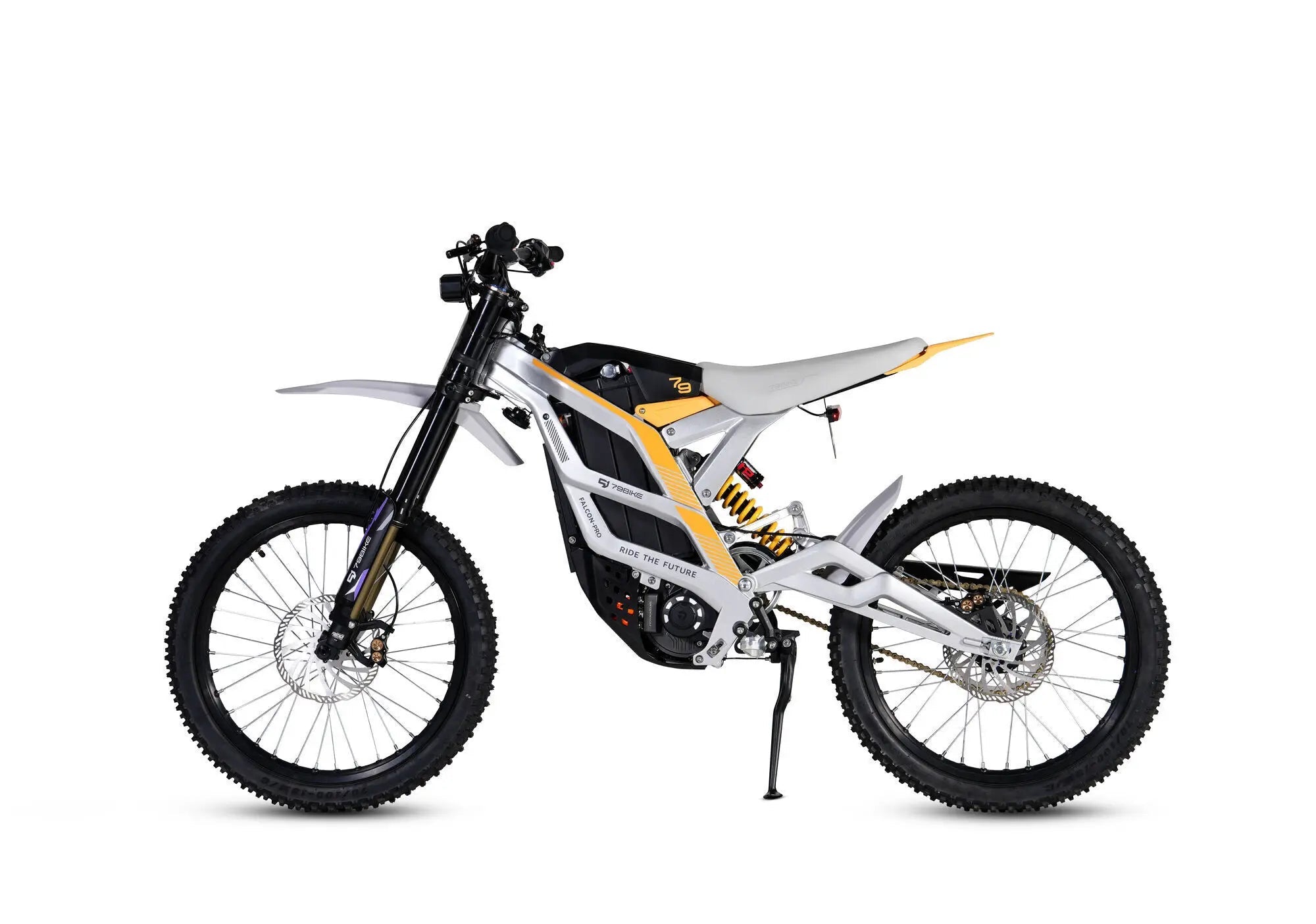 Falcon Pro 72V Electric Off-Road Bike 35Ah Long Range Full Suspension Ultimate Racing Dirt Motorcycle AXSSIBLZ