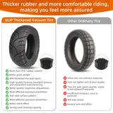 ULIP 11 Inch 90/60-6 Road Tubeless Tire For Electric Scooter City Road Vacuum Tire Widened Wear-resistant Non-slip Tyre Parts AXSSIBLZ