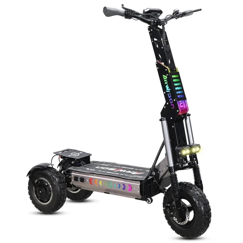 MT30 China Stock 6000W Dual Motor 60V 65Ah Battery Scooter 13-inch Tires Foldable 3-wheel Electric Scooter Oil Brake AXSSIBLZ