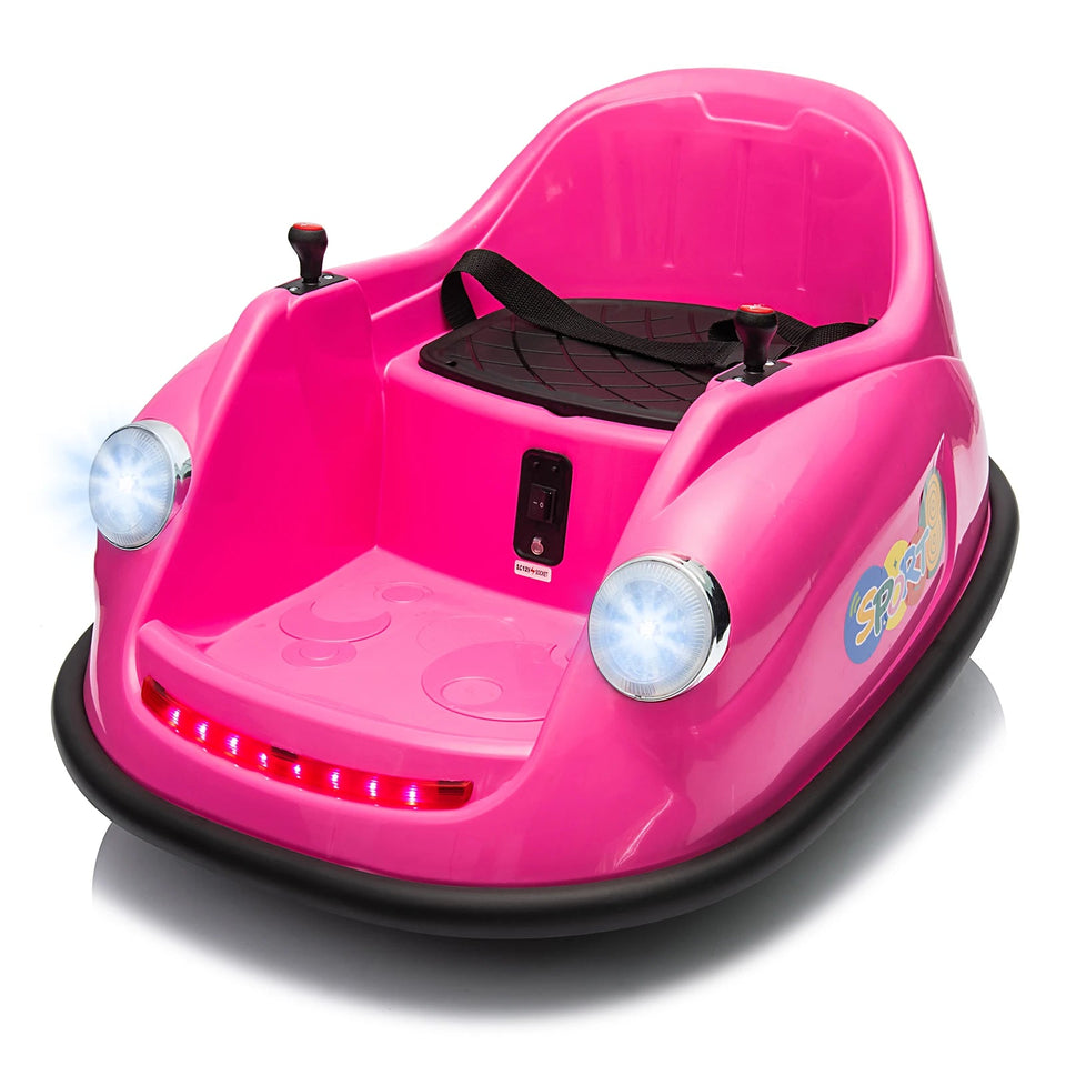 Bumper Cars For Toddlers, Electric Kids Ride On Bumper Car Gift, 12V Battery Ride On Car With Parent Remote Control AXSSIBLZ