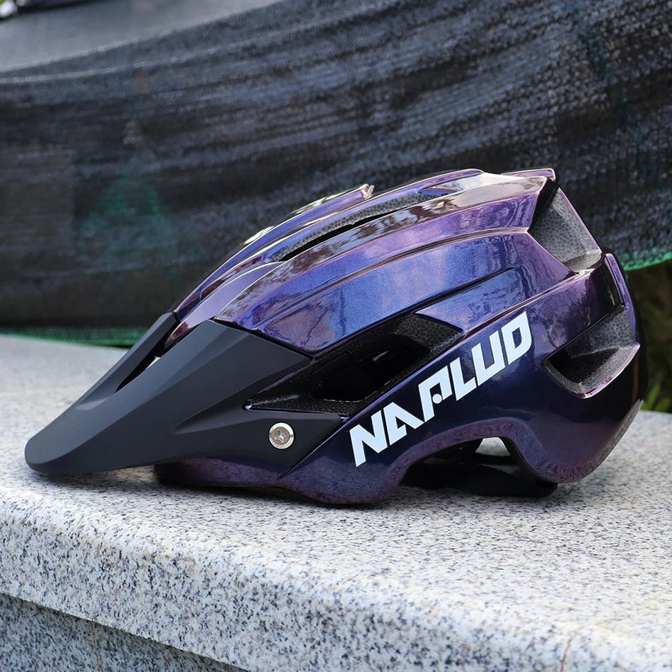 Outdoor DH MTB Mountain Bike Cross country Bike Helmet Men's Light CE CPSC Safety Helmet Mountain bike Helmet Lightweight AXSSIBLZ