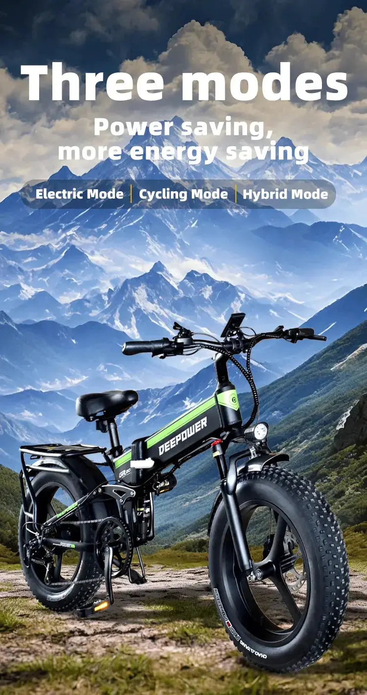 Deepower H20Pro Max Electric-Bike threes modes