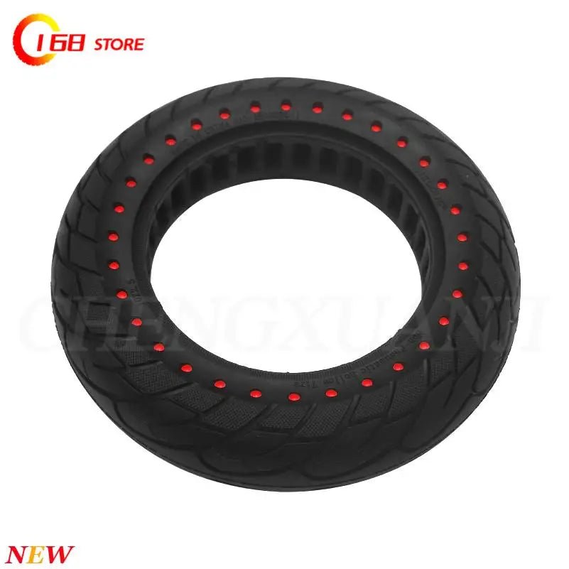 10 Inch 10X2.5 Solid Tire for Ninebot Max G30 Electric Scooter 10inch Explosion-Proof Hollow Honeycomb Tyre AXSSIBLZ