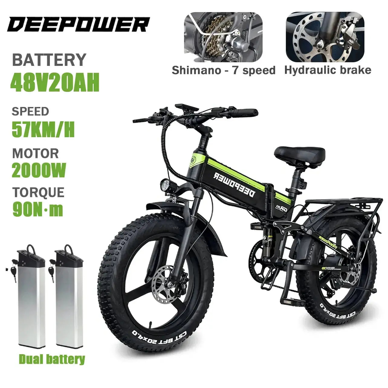 Deepower H20Pro Max Electric-Bike