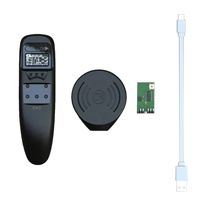 W6 2.4G Waterproof Remote Control Electric Skateboard Surfboard 3-Channel Screen Remote Control Wireless Charging AXSSIBLZ