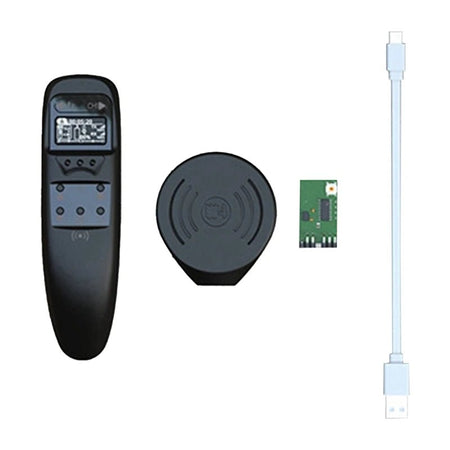 W6 2.4G Waterproof Remote Control Electric Skateboard Surfboard 3-Channel Screen Remote Control Wireless Charging AXSSIBLZ