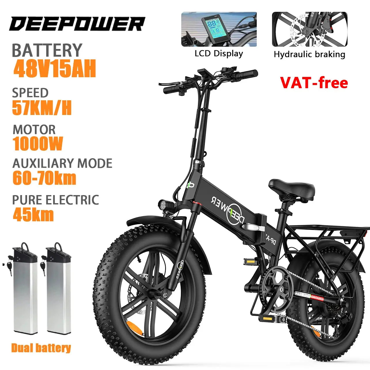 Deepower fat tire ebike