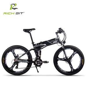 Richbit RT-860 1000WMountain Beach Electric Bike 26 Inch 48V17Ah Lithium Battery High Quality Outdoor Folding Electric Bike AXSSIBLZ