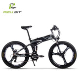 Richbit RT-860 1000WMountain Beach Electric Bike 26 Inch 48V17Ah Lithium Battery High Quality Outdoor Folding Electric Bike AXSSIBLZ