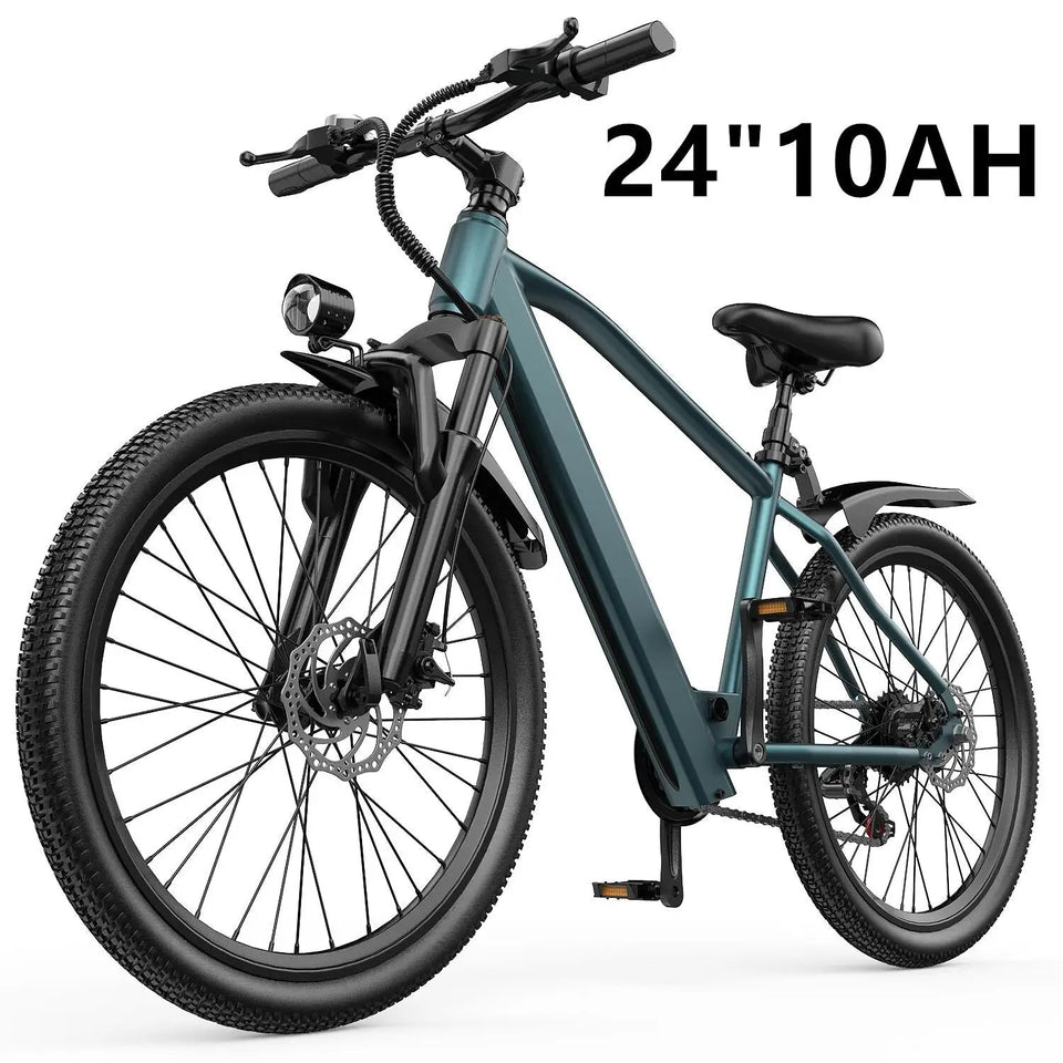 26" 24" Electric Bike For Adults With 500W Powerful Motor 36V 374Wh/468Wh Battery, Up To 30 Miles, 19 MPH,Electric Mountain Bike AXSSIBLZ