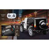 Electric Car 12v7a 30w*2 Four-wheel Drive Leather Seat 2.4G R/C, Seat Belt Four Wheel Absorber kids cars electric in ride on AXSSIBLZ