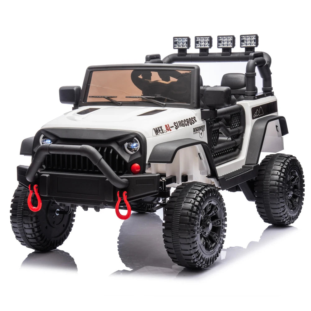 24V Kids Ride On Car W/Parents Remote Control,400W Motor,Four Wheel Suspension,Adjustable speed,USB,MP3,Music,Bluetooth AXSSIBLZ