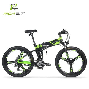 Richbit RT-860 1000WMountain Beach Electric Bike 26 Inch 48V17Ah Lithium Battery High Quality Outdoor Folding Electric Bike AXSSIBLZ