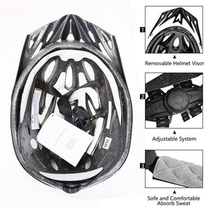 PMT New Cycling Helmet Comfort Lining Lightweight Hollow Riding Safety Head Protection Bicycle MTB Helmets Men Women Bike Helmet AXSSIBLZ