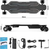 Electric Skateboards Longboards Dual-Drive Electric Scooter For Adults Teens With Remote Control And Charger Cycling Accessories AXSSIBLZ