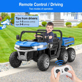Ride On Truck Car 24 V Kids Electric Vehicles With Remote Control, Children Ride On Utv Car With Safety Belt, For Boys Girls AXSSIBLZ