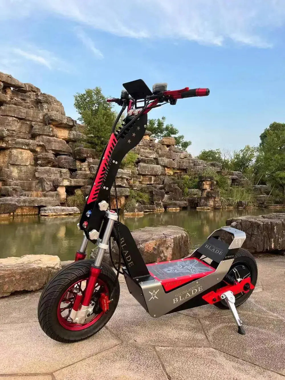 Eshiner Blade F8 Plus Fat Tire Electric Scooter - AXSSIBLZ