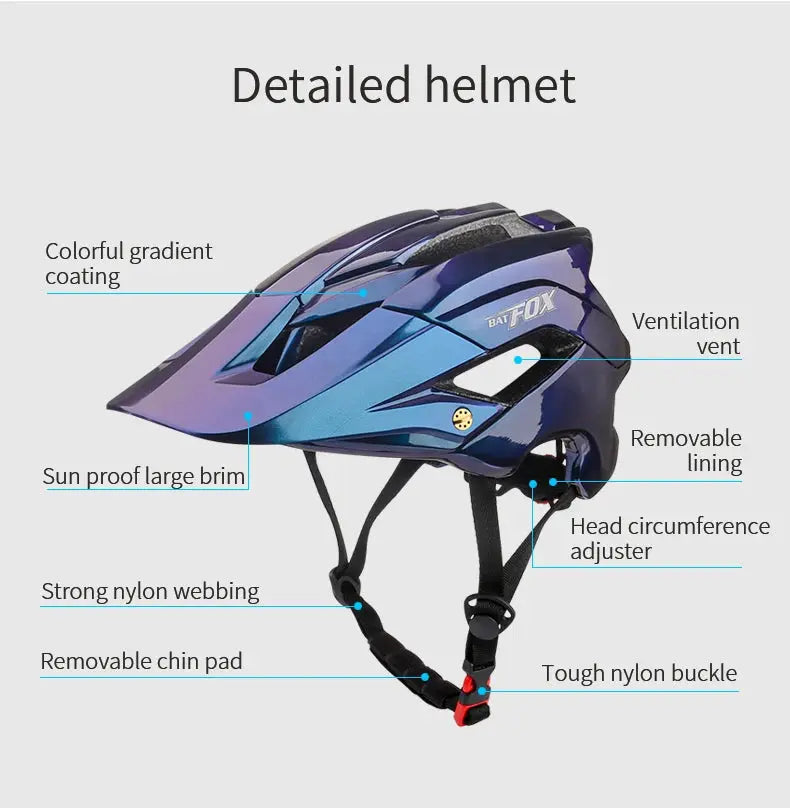 BATFOX Road Mountain Bike Helmet - AXSSIBLZ